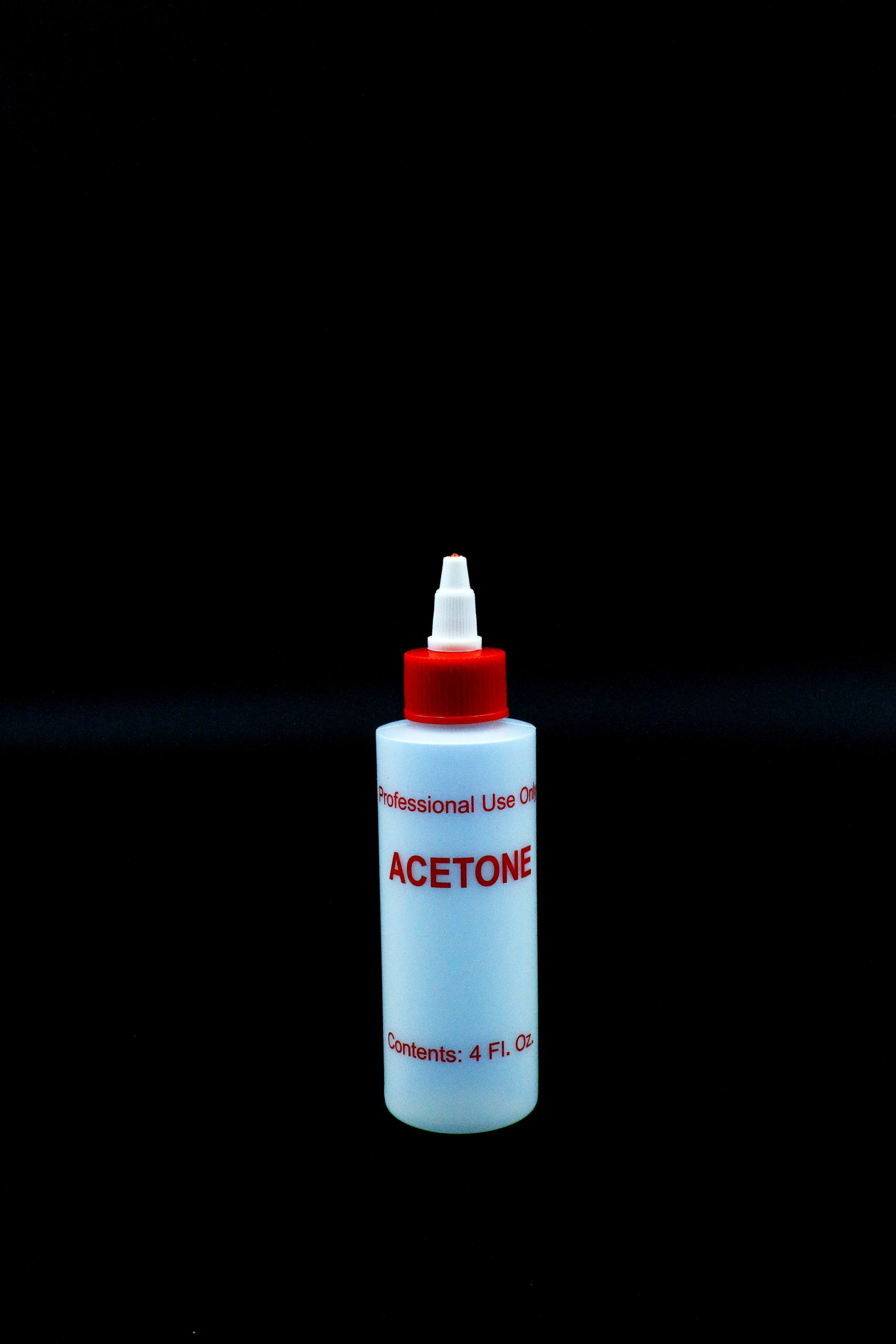 PB4A 4 oz Acetone Plastic Bottle Apollo Distributors